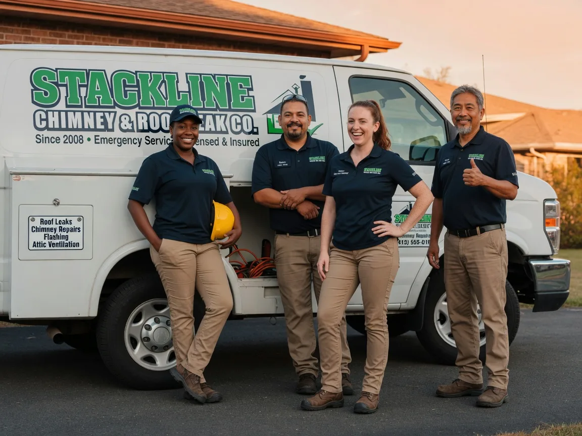 Chimney flashing repair company in Brooker, FL